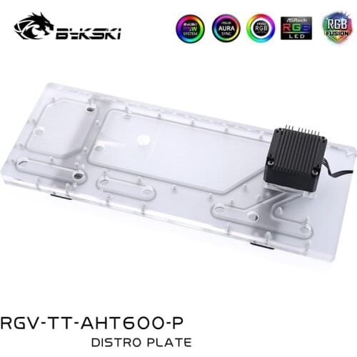 Bykski RGV-TT-AHT600-P Distro Plate for Thermaltake Premium AH T600 Chassis