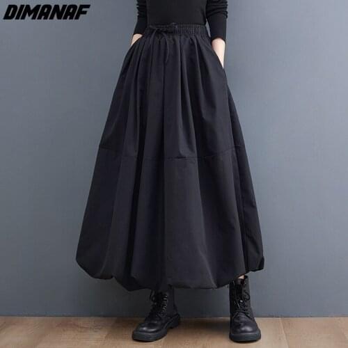 DIMANAF Women's Pleated Skirts