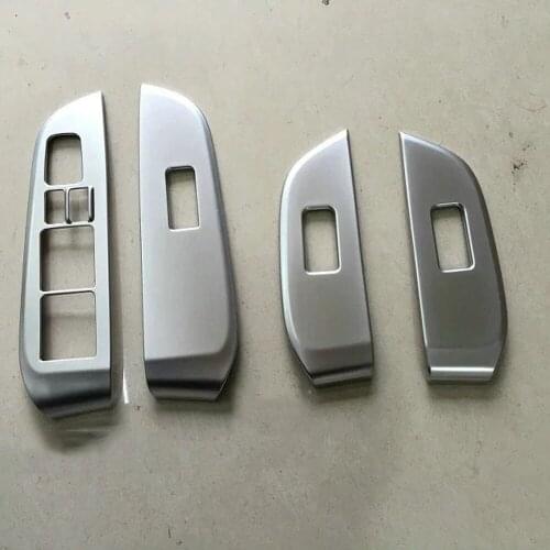 For Subaru Outback 2015 2016 2017 2018 Car Door Armrest Panel Window Switch Lift Buttons Covers Trim Interior Accessories