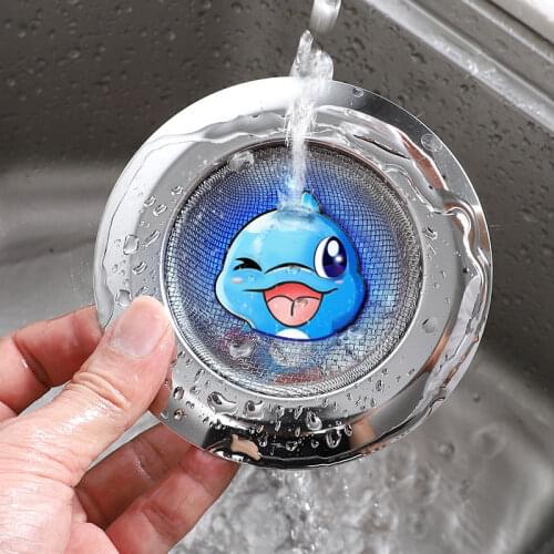 Stainless Steel Bathtub Hair Catcher Stopper Shower Drain Hole Filter Trap Kitchen Metal Sink Strainer Kitchen Supplies