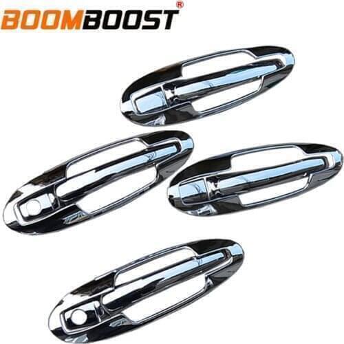 Chrome Door Handle Cover smart key Cup Bowl combo Trim Cover Car Stylings ABS for Hyundai Sonata 2002-2005