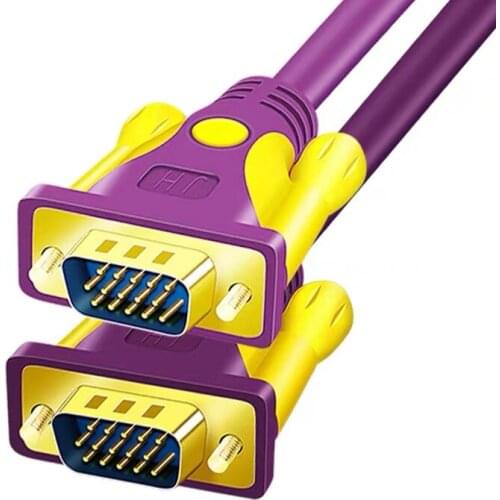 VGA Male To VGA Male Video Engineering level 1080P 3+9 HD cable laptop connection monitor desktop host video projector extension