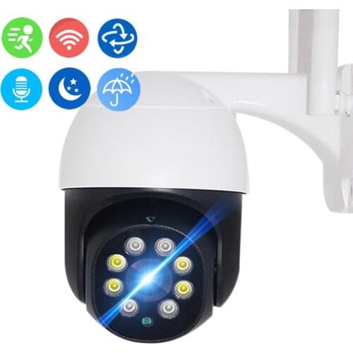 FHD 5MP Outdoor Security Surveillance WiFi IP Camera CCTV 360 PTZ 4X Zoom Video Monitor 1080P Indoor Cam 3.0MP Smart Home Kamera