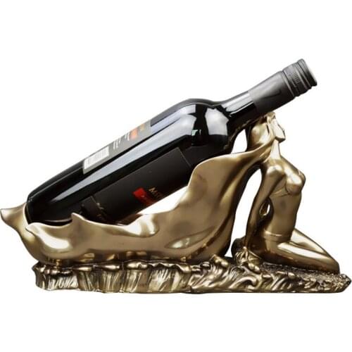 Hair Beauty Wine Holder TV Box Decoration Housing Facility Accessories Sexy Lady Statue Vineyard Ornaments