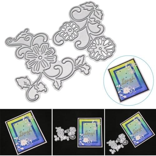 Cute Flowers Cutting Dies DIY Handcraft Reusable Durable Lightweight Best Decor for DIY Card Invitation Card BS