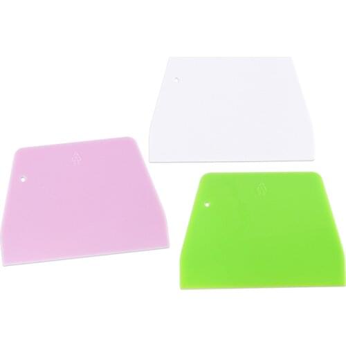 Multifunction Plastic Dough Knife Baking Tool Cake Scraper Cream Spatula Fondant Tools Pastry Cutters Kitchen Accessories