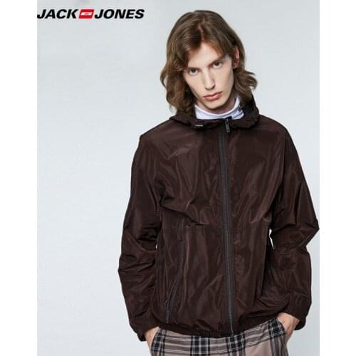 JackJones mens streetwear Short hooded jacket Coat 219321525