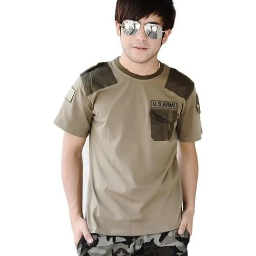Hot Outdoor Hiking Tactical Army Shirt Men Camping Hunting Climbing Fishing Shirt Camouflage Short Sleeve Breathable Slim Shirts