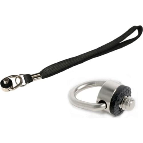 Camera Shoulder Strap Screw 1/4 Stainless Steel Lifting Ring Quick Release Plate Screw Anti-lost Rope 1/4 Strap Security Screw