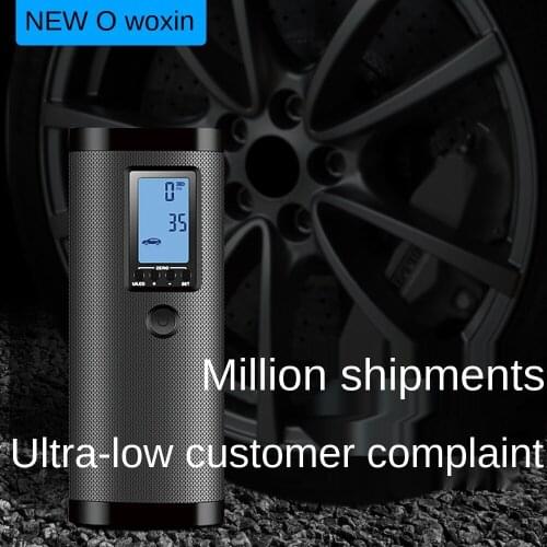 2021Car portable air pump car air compressor intelligent digital tire pressure detection car bicycle motorcycle car tire pump