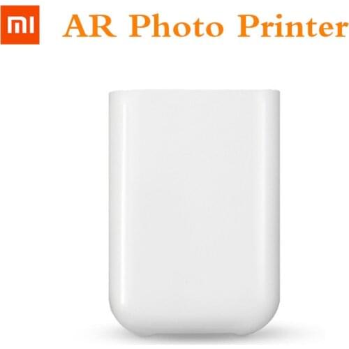 Xiaomi AR Photo Printer 300DPI Portable Mini Travel Party Photo Picture Printer Pocket Camera 500mAh DIY Share Work With Mijia