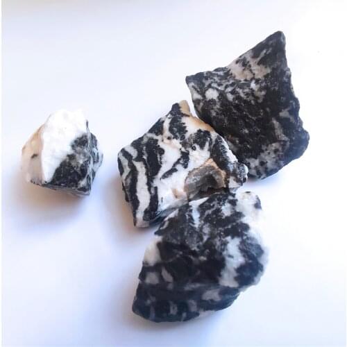 Natural Speckled Stone Black and White Stone Mineral Specimens Aquarium Decorative Stones