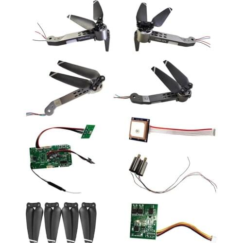 RC Quadcopter Axis Arms Motor & Propeller Main Board GPS Module for L106Pro 4K GPS RC FPV Racing Drone Quadcopter Replacement