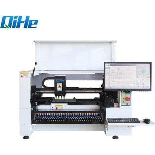 QIHE Factory Direct Supply 64 Feeders Automatic LED Light Making Machine SMT Chip Mounter Pick and Place