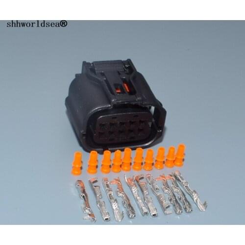 Shhworldsea 10 Pin 0.6mm 12380 6189-1134 Waterproof Automotive Plug Distance Sensor Connector plug For Toyota 90980-12380