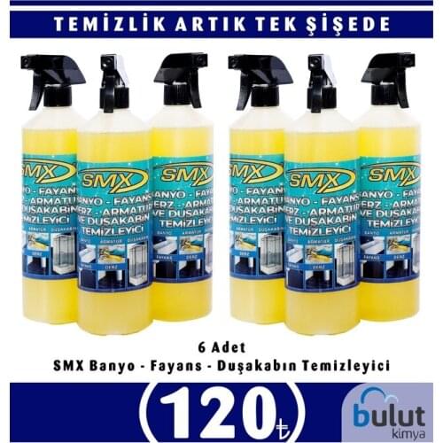 SMX İNOXFAYANS AND JOINT CLEANING SPREYİ 6 LT-M.F IBERIAN CLOTH HEDİYELİ 445062261