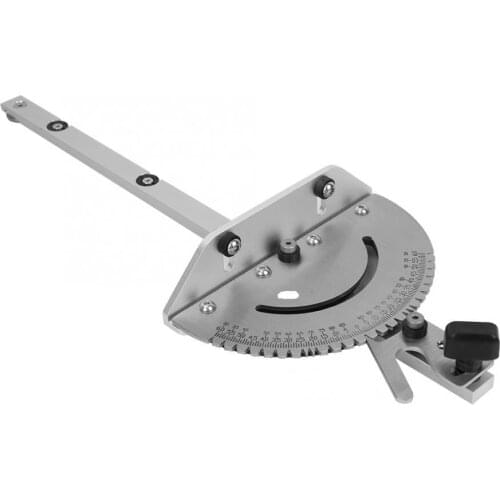 Miter Gauge Woodworking Tool Aluminum Push Handle Miter Gauge for Table Saw Saw Router Table
