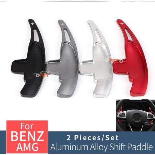 2pcs for benz A45 CLA45 C63 E63 S63 CLS63 GLA45 G63 ML63 GL63 SLK55 SL63/65 Car Steering Wheel Shift Paddle Shifter Extension