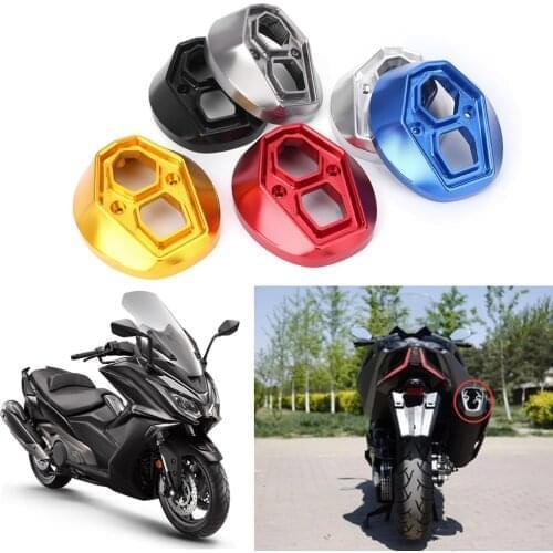 Motorcycle Exhaust Pipe Power Tip End Decor Protect Cover For KYMCO AK550 2017 2018 CNC Aluminum