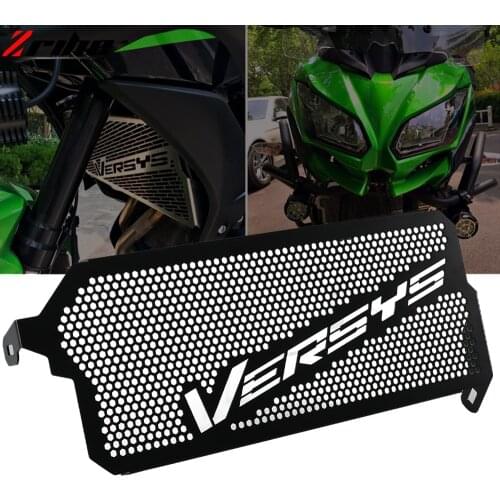 Radiator Grille Guard Cover For Kawasaki Versys 650 2015 2016 2017 2018 2019 2020 2021 Motorcycle Accessories Tank Protection