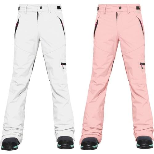 SEARIPE Ski Pants Women Outdoor High Quality Windproof Waterproof Warm Couple Snow Trousers Winter Ski Snowboard Pants Brand