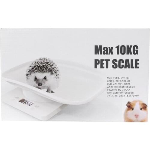 1g-10kg Pet Dog Cat Animal Scale Digital Baby Infant Weight Scale (kg/oz/lb) LCD