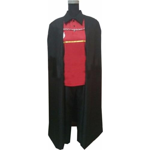 2018 Hataraku Maou-sama! Maou Sadao Bluish cosplay costume