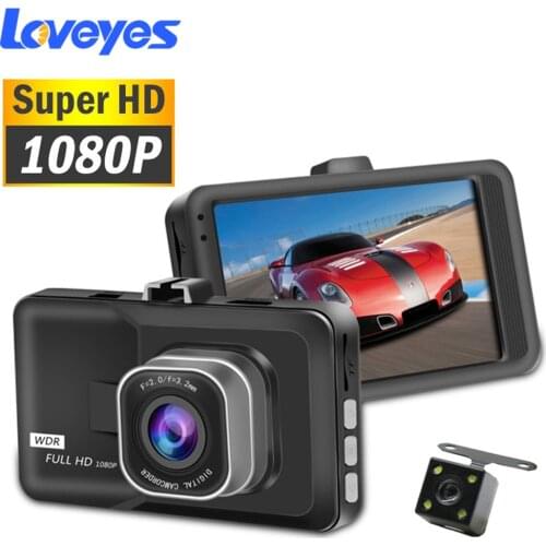 3 Inch Dash Cam Car Video Recorder Night Vision Full HD 1080P Wide Angle Parking Sensor Loop Recording Car DVR Camera 5211
