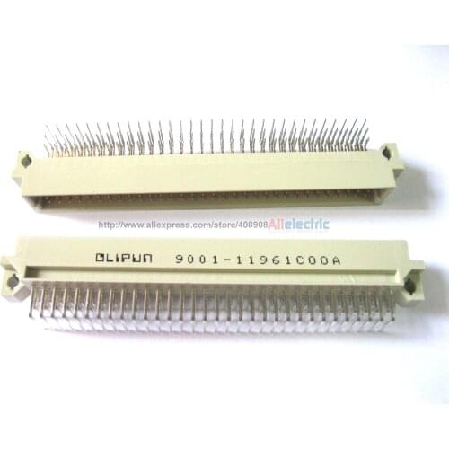30 Pcs/lot 96 Pin Eurocard DIN Ccnnector Male Right Angle 3 Rows 32x3 Gold Plated