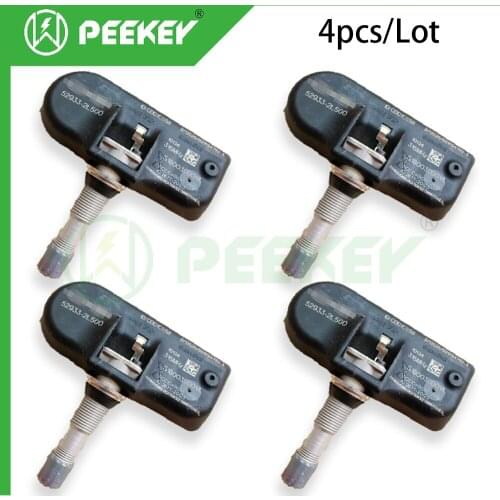 4pcs For Hyundai KIA TPMS Tire Pressure Monitoring System Sensor 52933 2L500