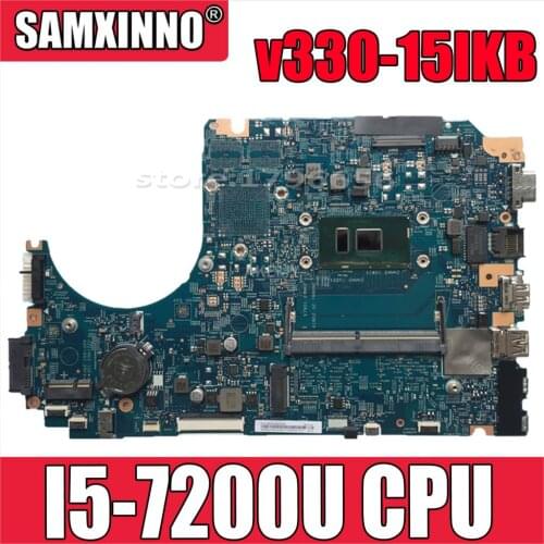 Akmey LV315KB MB 17807-3 448.0DC04.0031 Motherboard For Lenovo V330-15IKB Laptop Motherboard I5-7200U with video card 100% test