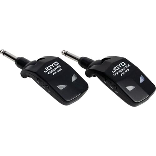 Joyo 2.4G Wireless Guitar System Transmitter Receiver for Guitar Bass Built-in Rechargeable Battery 20M Transmission Range JW-03