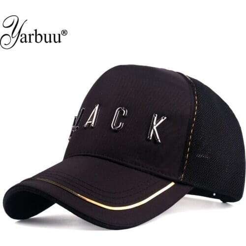 [YARBUU] New fashion brand baseball cap BLACK Letter casquette caps high quality men and women hat Adjustable gorras