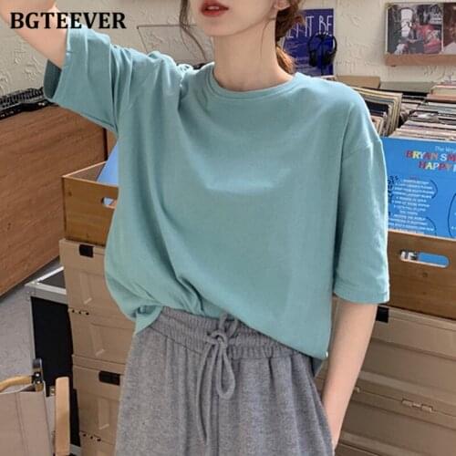 BGTEEVER Women's Plain T-shirts
