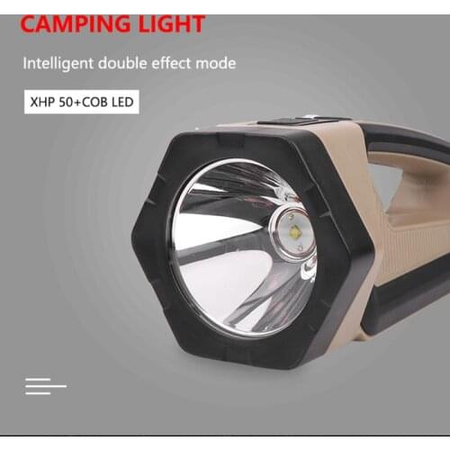 COB + LED Glare Work Light Outdoor Camping Flashlight Built-in Battery USB Charging Portable Work Lamp Ultra-thin for Emergency