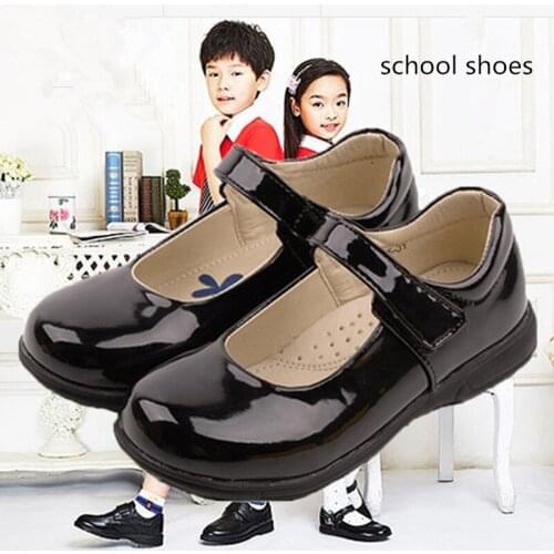 Kids school shoes for girls princess Shoes Student Performance chaussure fille Black Dress shoes girls 5 6 7 8 9 10 11 12 13-18T