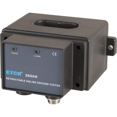 ETCR2800B Non-Contact Grounding Resistance Online Meter Tester Detector，Range 0.01Ω~200Ω Resolution 0.001Ω
