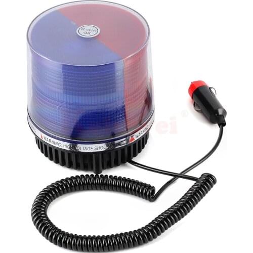 Red Yellow/blue DC12V/24V 3W LED Car Roof Strobe Light Beacon Flashing Warning Light Police Vehicle Truck Emergency SignalLamp