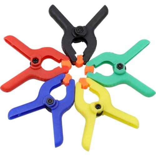 HOT!!! 2inch Spring Clamps DIY Woodworking Tools Plastic Nylon Clamps For Woodworking Spring Clip Photo Studio Background