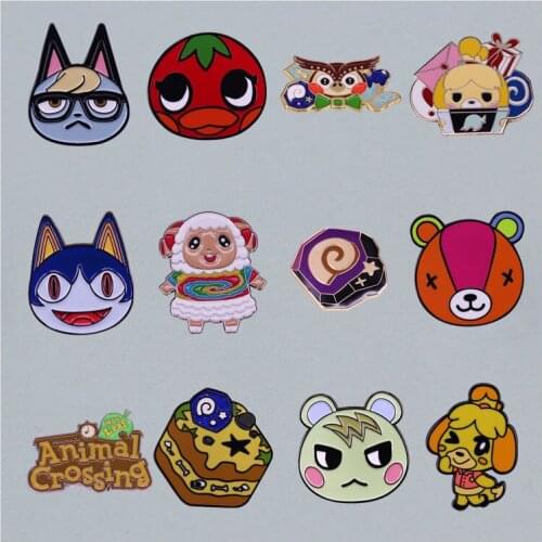 Kitten Puppy Lamb Metal Enamel Originality Lapel Badge Denim Jacket Backpack Pin Decoration Childrens Fashion Jewelry Gifts