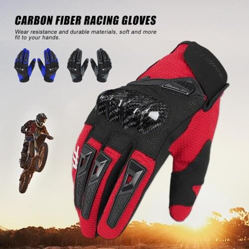 Motorcycle Gloves Breathable Full Finger Racing Gloves Outdoor Sports Protection Riding Cross Dirt Bike Gloves Guantes Moto