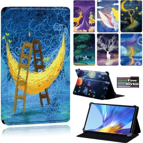 New Tablet Case for HuaweiHonor V6/Enjoy Tablet 2 10.1/MatePad(10.4/10.8/Pro 10.8/T8) -2020 Soft Leather Paint Series cover Case
