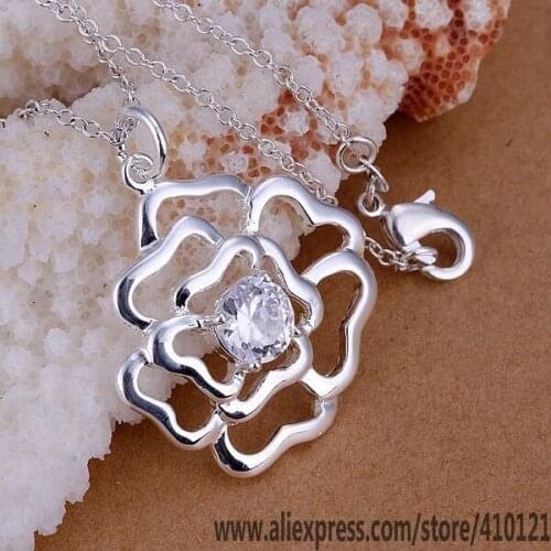 P225_2 Hot Sale Free Shipping Silver Plated Fine Jewelry,Wholesale Jewelry Silver Charms Fashion Pendant /fnaaoeha Cewada