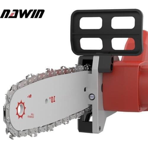 NAWIN Electric Chain Saw Brushless DIY Set For Angle Grinder Woodworking Tool 10inch Brushless Cordless Electric Tool