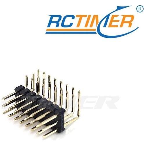 Right angle pins (3 rows of 8 pins) for Fight Controller (5pcs)