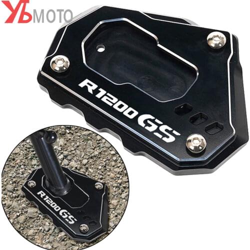 Motorcycle CNC Side Kickstand Stand Extension Plate For BMW R1200GS LC K50 R1200GS Adventure LC K51 R 1200 GS Side Stand Enlarge