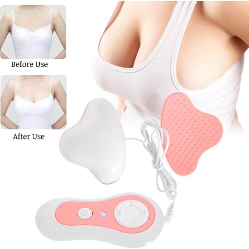 Smart Waterproof Electric Plus Therapy Breast Enhancer Shaper Chest Massager Breast Acupressure Massage Therapy Tool