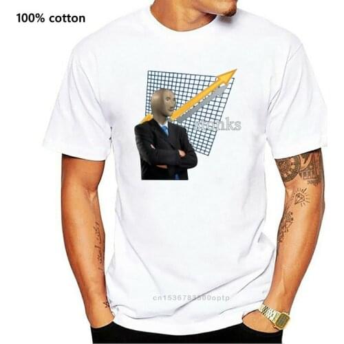 Stonks Meme Man Funny Stock Trader Stock Market Funny Black T-Shirt S-6Xl M Xl 2Xl 36Xl Tee Shirt