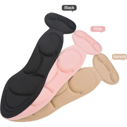 1 Pair Insole Pad Inserts Heel Post Back Breathable Anti-slip for High Heel Shoe Best Sale-WT