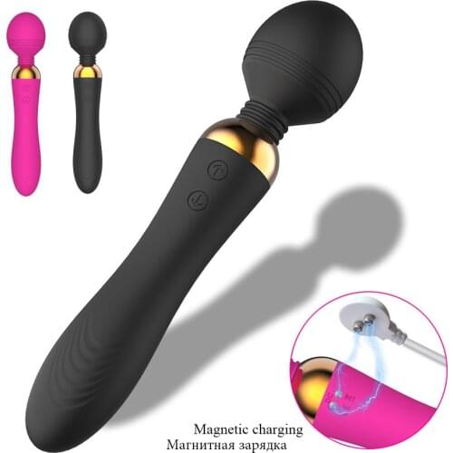18 Speeds Powerful Dildo Vibrator AV Magic Wand G-Spot Massager Sex Toys For Women Couples Clitoris Stimulate Goods for Adults